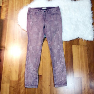 Free People Skinny Paisley Cords + 1FREE ITEM